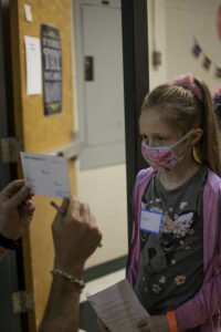 Children were given complete eye exams